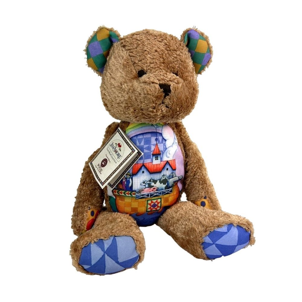 Jim Shore Boyds Bears "NOAH" Ark Folk Art #92006-05 Stuffed Teddy Bear Plush